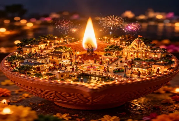 diwali diya prompt